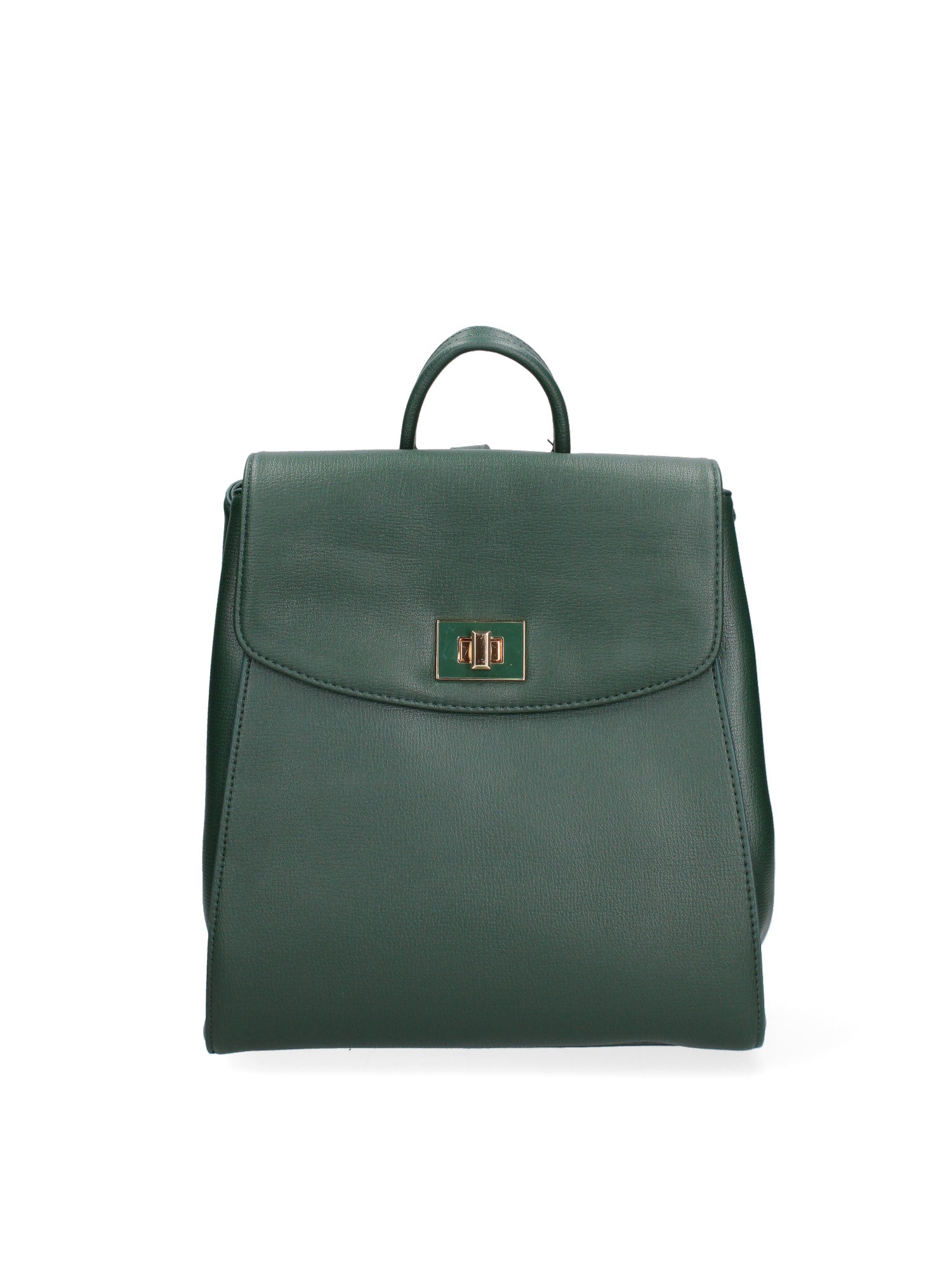 Zaino da donna in ecopelle Casual 635-2-FOREST GREEN Diana&co