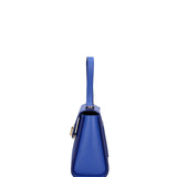 Borsa a mano da donna 100% pelle 07204-L115 BLUETTE Viola Castellani