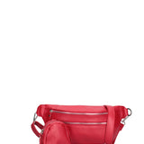 Marsupio da donna in vera pelle 100% pelle 07240-D58 ROSSO FUOCO Roberta Rossi
