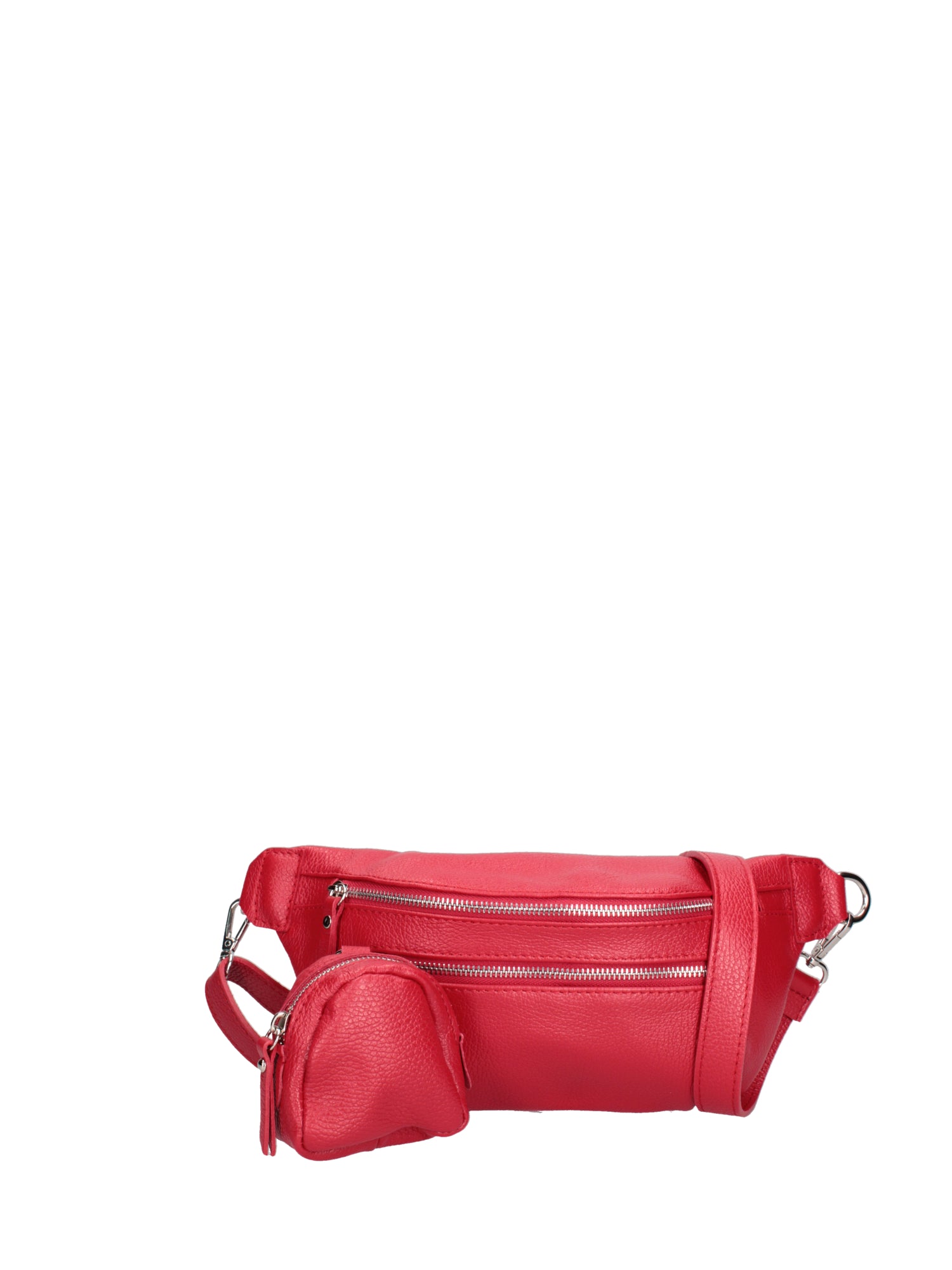 Marsupio da donna in vera pelle 100% pelle 07240-D58 ROSSO FUOCO Roberta Rossi
