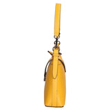 Aurelia Borsa a spalla da donna Vera pelle 05694-PL36 SENAPE Gave Lux