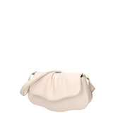 Borsa a spalla da donna Vera pelle 07152-D37 LATTE Viola Castellani