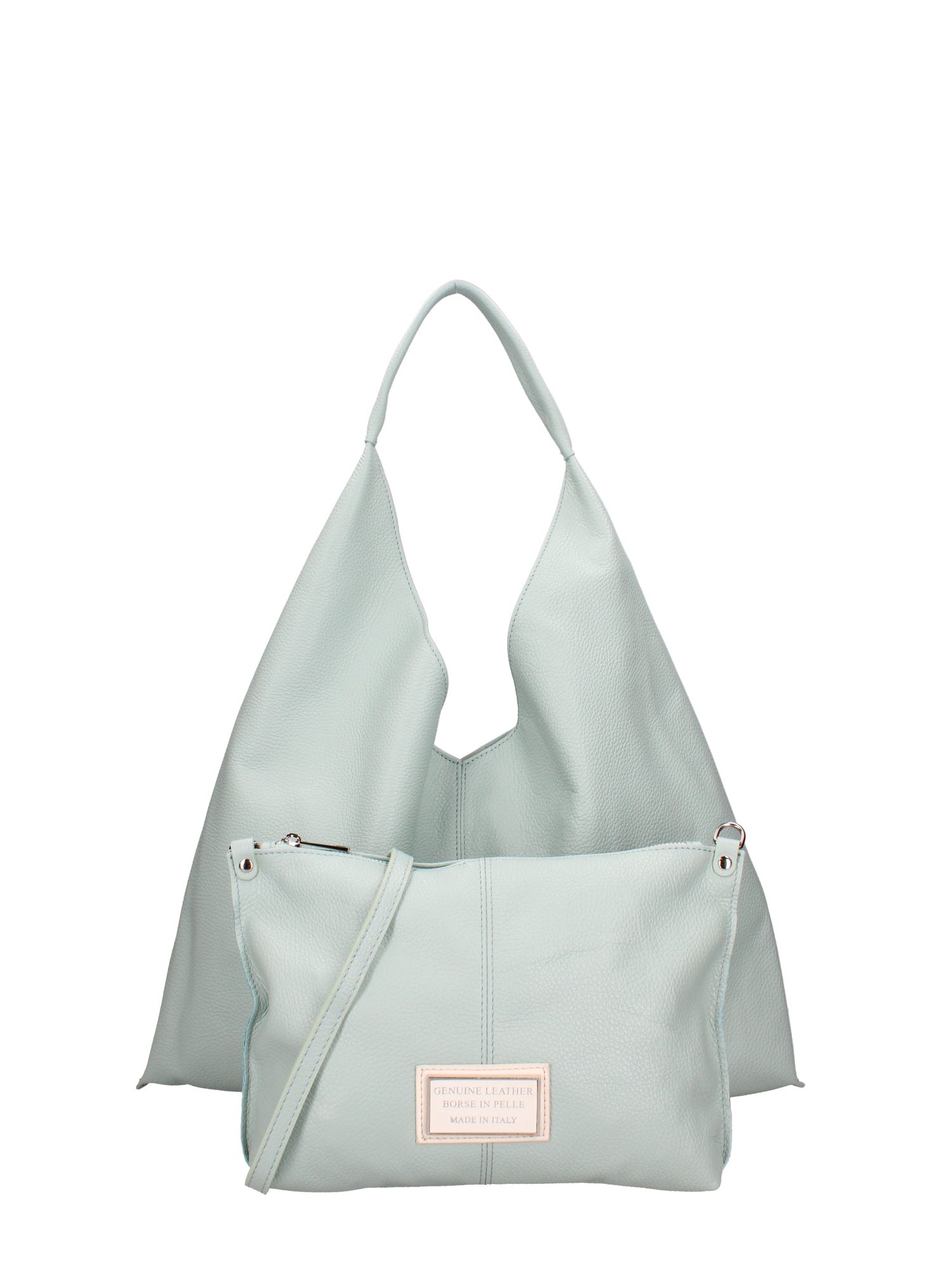 Borsa a mano da donna 100% vera pelle 07209-D102 CIELO Roberta Rossi