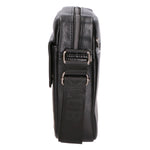 Borsa a tracolla uomo in pelle PU Casual PCL3079-BLACK Northampton Polo Club