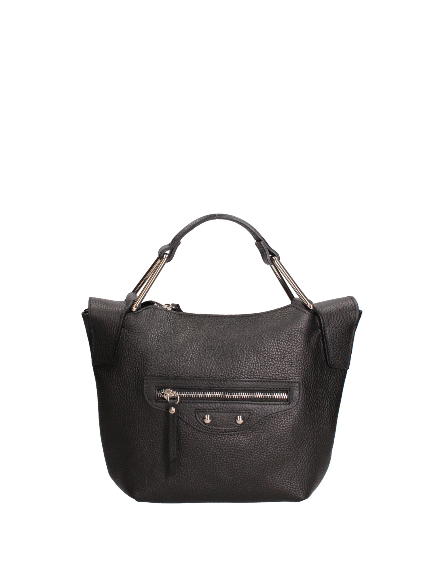 Borsa a mano da donna Vera pelle 07236-D28 NERO Roberta Rossi