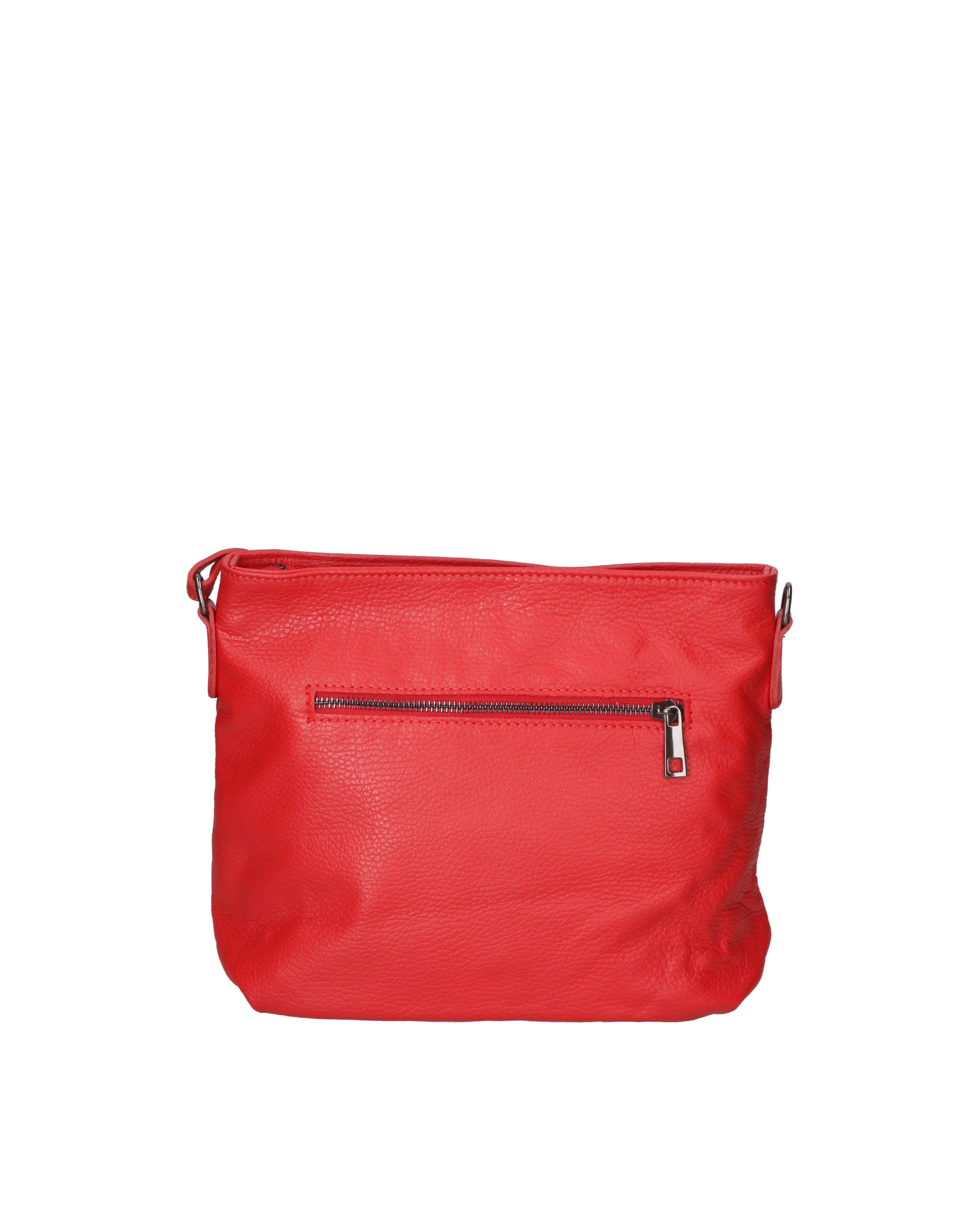 Erminia Borsa a tracolla da donna Vera pelle 80062-ROSSO Gave Lux