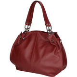 Ereba Borsa a mano da donna Made in Italy 100% pelle 3305-S34 BORDO Gave Lux
