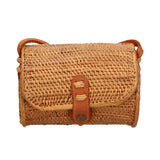 Laurenzia Borsa a tracolla da donna Rattan 88011-MIX Gave Lux
