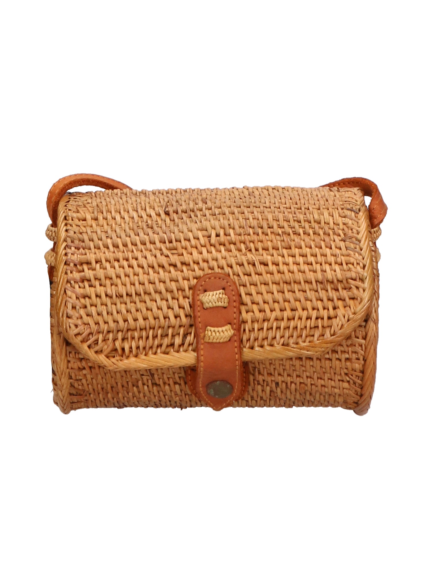 Laurenzia Borsa a tracolla da donna Rattan 88011-MIX Gave Lux