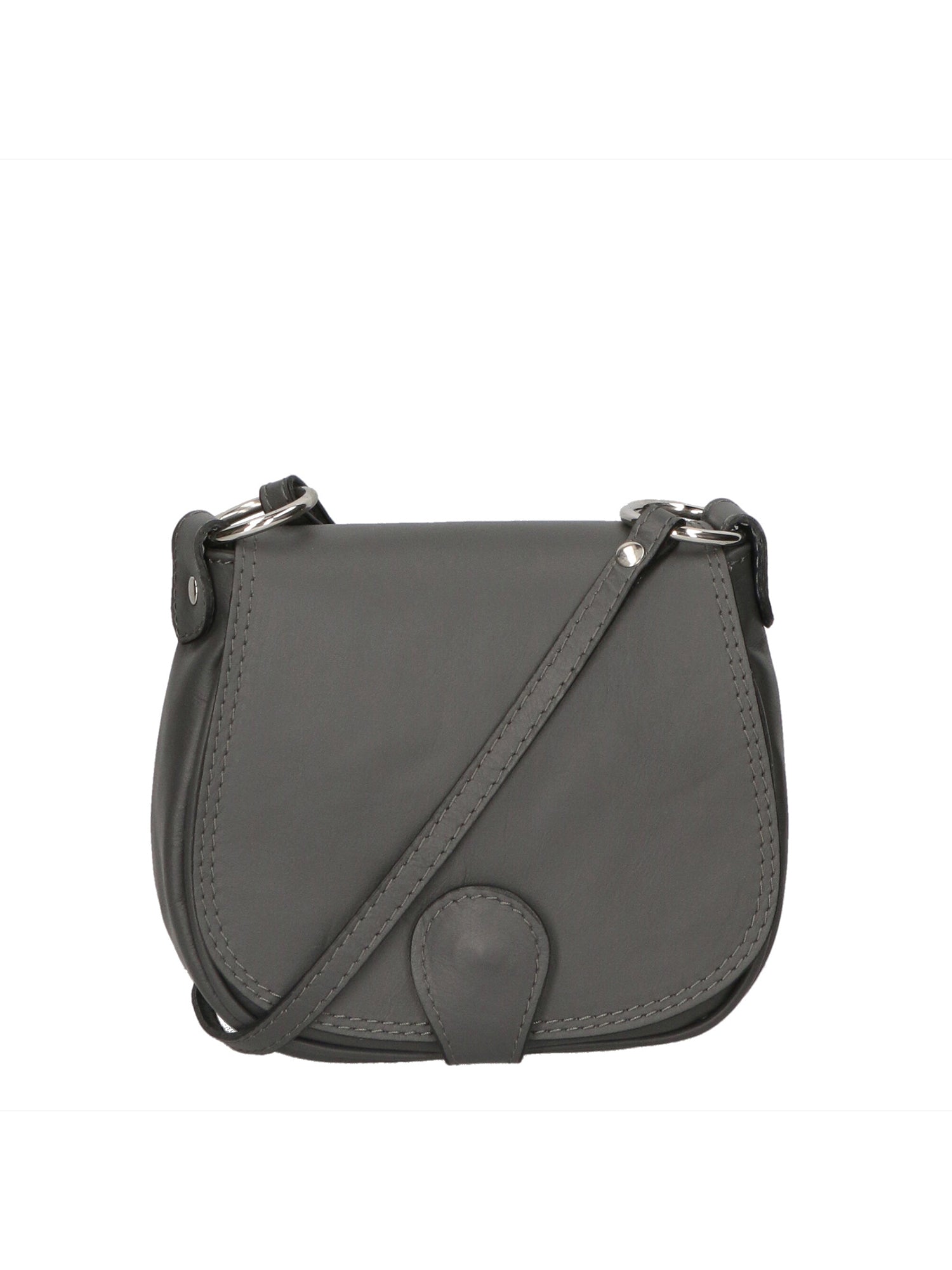 Bianca Borsa a tracolla da donna Vera pelle 10016 1020-S86 GRIGIO Gave Lux