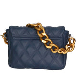 Adriana Borsa a mano da donna Vera pelle 04539-S24 BLU JEANS Gave Lux