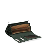 Portafoglio donna in vera pelle Casual LB7702-30-GREEN Laura Biagiotti