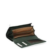 Portafoglio donna in vera pelle Casual LB7702-30-GREEN Laura Biagiotti