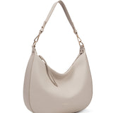 Borsa a spalla da donna 100% pelle vegana PU 715-1PT-BEIGE Diana&co