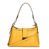 Aurelia Borsa a spalla da donna Vera pelle 05694-PL36 SENAPE Gave Lux