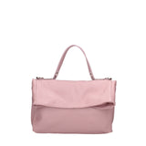 Borsa a spalla da donna Vera pelle 07159-D56 PINK Viola Castellani