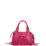 Erisia Borsa a spalla da donna Vera pelle 06091-016 FUXIA Gave Lux