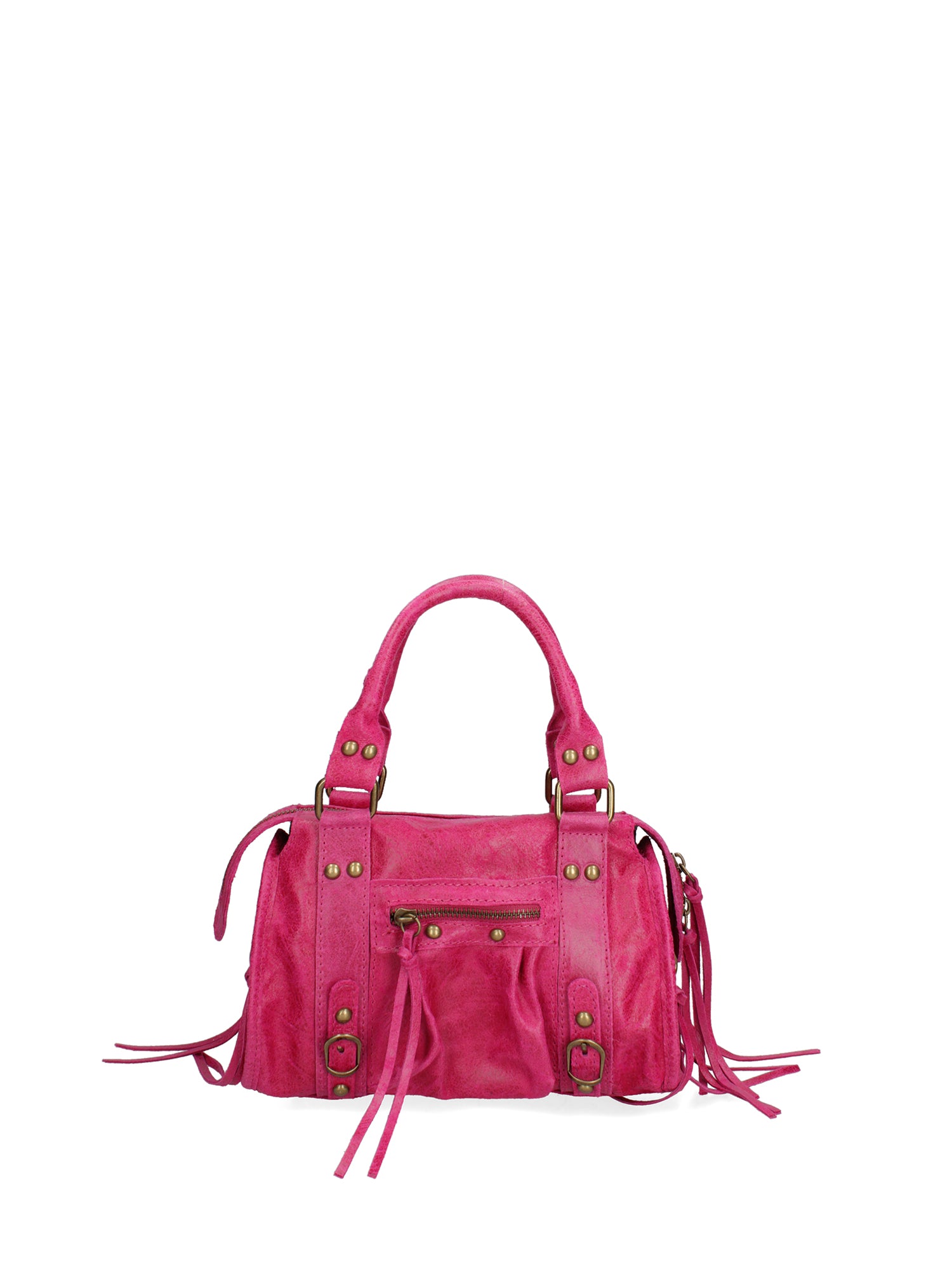 Erisia Borsa a spalla da donna Vera pelle 06091-016 FUXIA Gave Lux