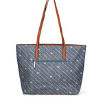 Borsa Shopper da donna 100% PVC F21054-BLUE JEANS David Jones