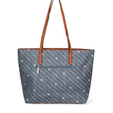 Borsa Shopper da donna 100% PVC F21054-BLUE JEANS David Jones