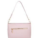 Borsa a spalla da donna 100% pelle vegana PU 703-1PT-LIGHTPINK Diana&co