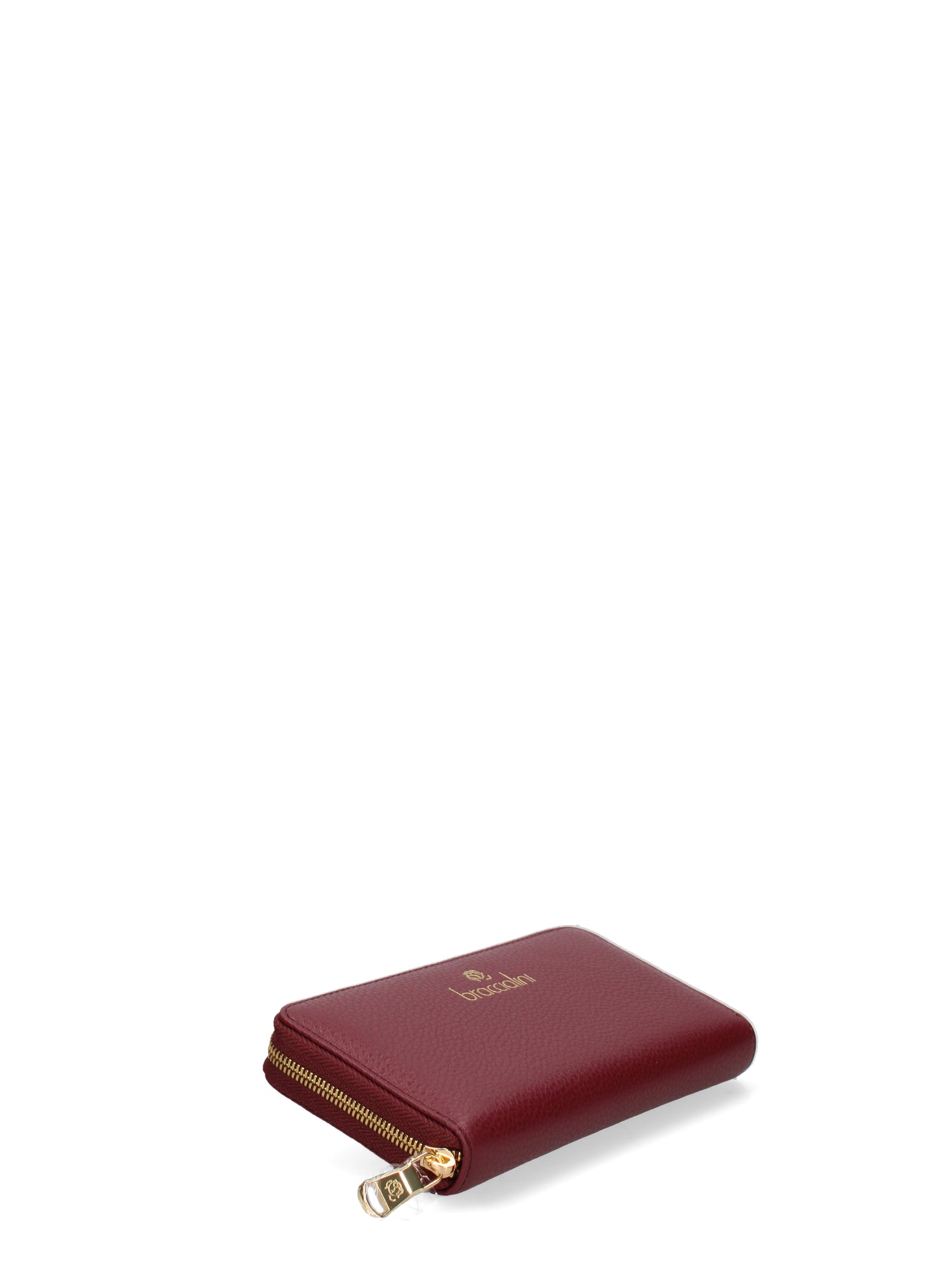 Evaria B16410 126GR-BORDEAUX Portafoglio donna in vera pelle Braccialini