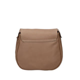Bianca Borsa a tracolla da donna Vera pelle 10016 1020-S240 TAUPE SCURO Gave Lux
