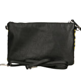 Vera pelle 00721-D04 GIALLO YELLOW Borsa a tracolla da donna Prisca Gave Lux