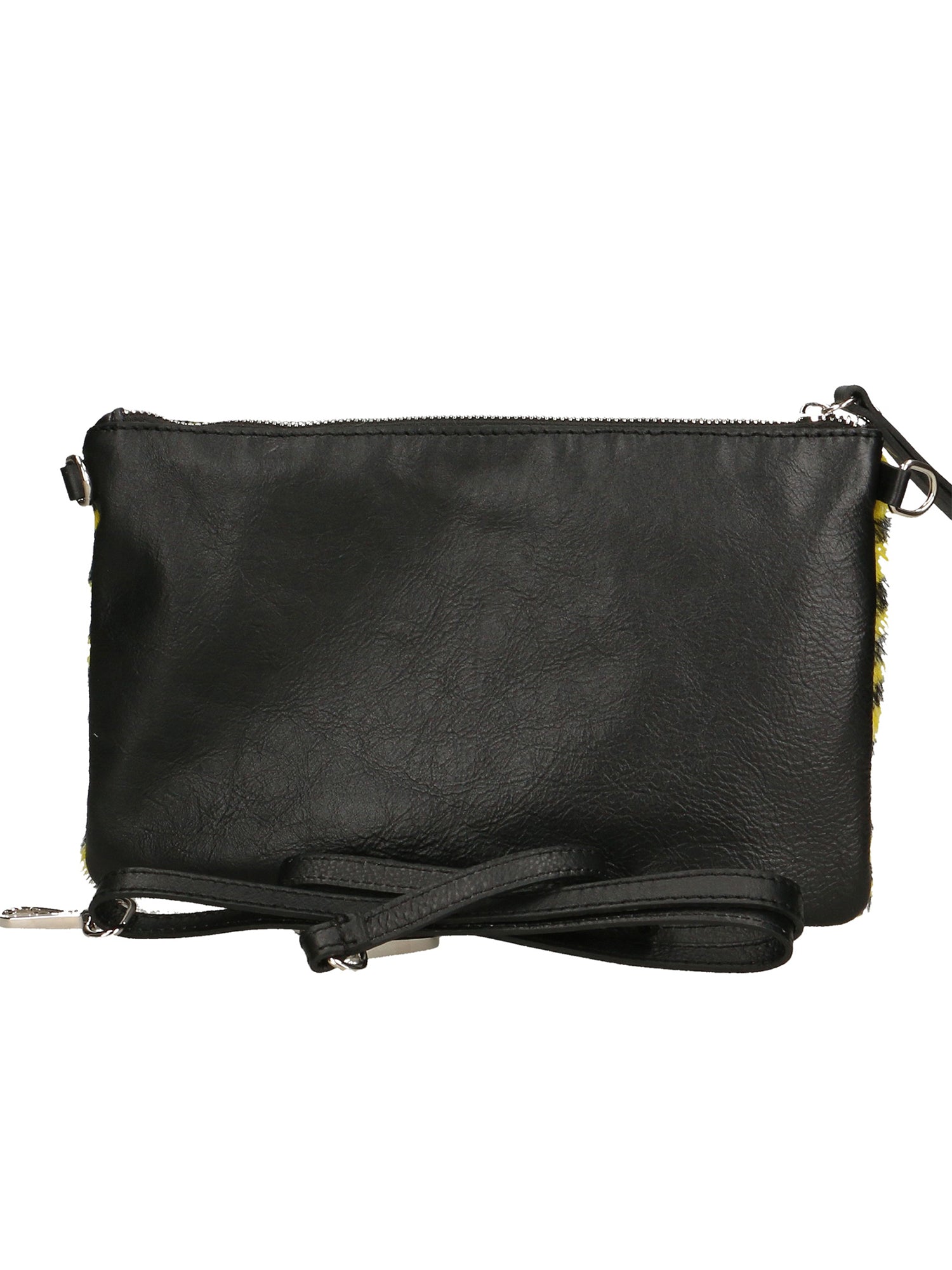 Vera pelle 00721-D04 GIALLO YELLOW Borsa a tracolla da donna Prisca Gave Lux