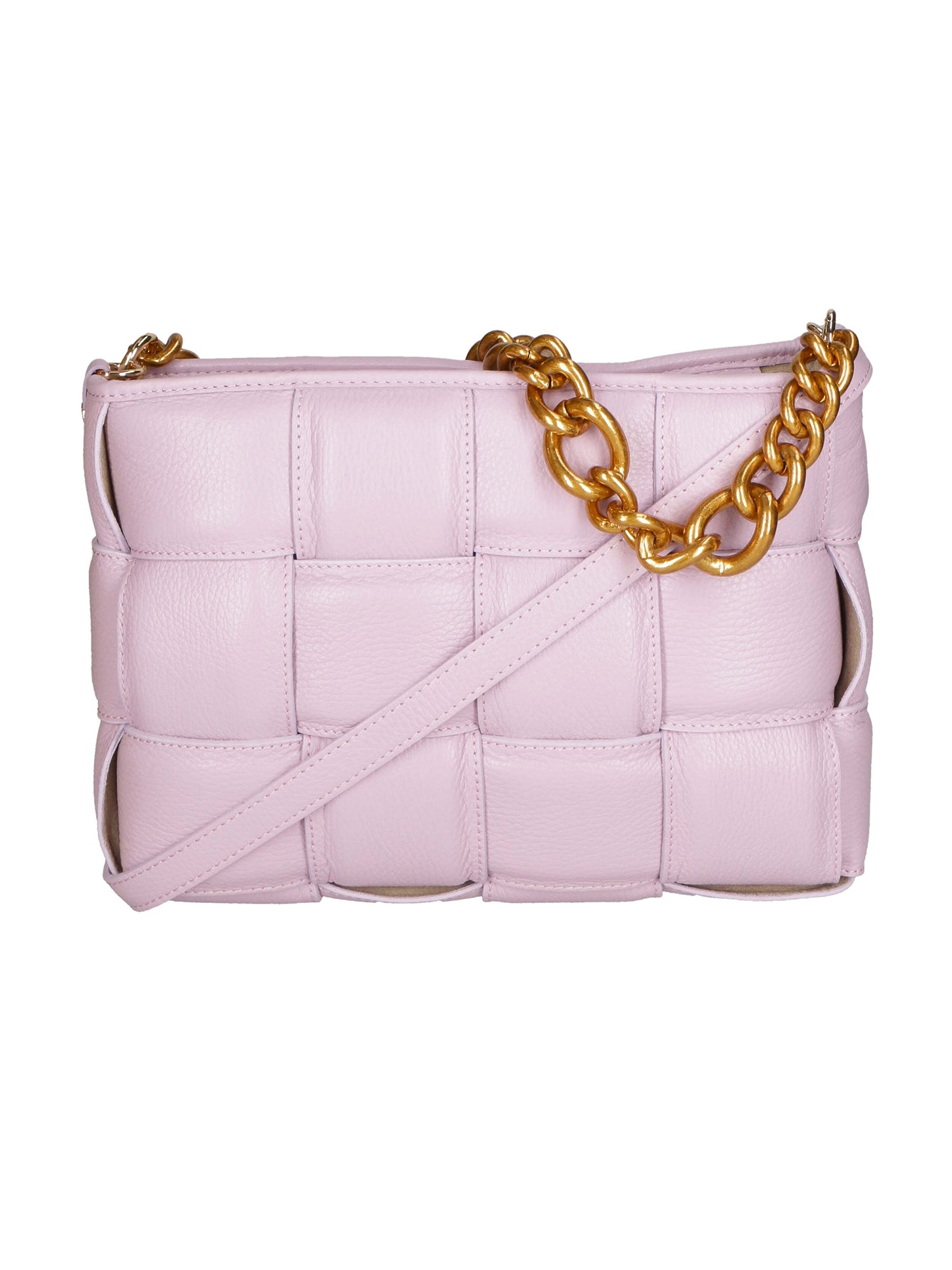 Agostina Borsa a mano da donna Vera pelle 04691-D55 LILLA LILAC Gave Lux