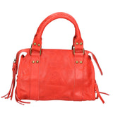 Erisia Borsa a spalla da donna Vera pelle 06091-ROSSO Gave Lux