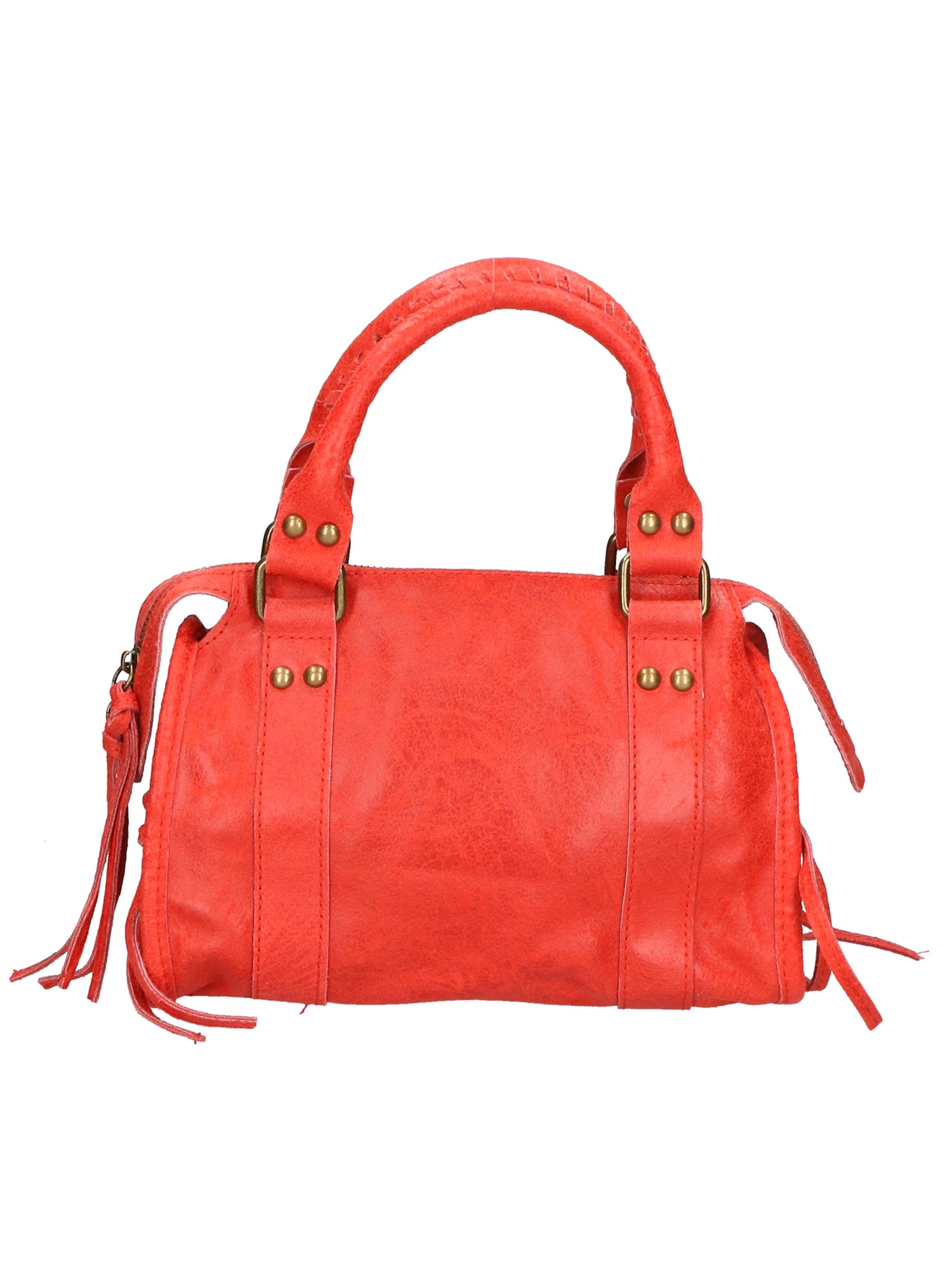 Erisia Borsa a spalla da donna Vera pelle 06091-ROSSO Gave Lux