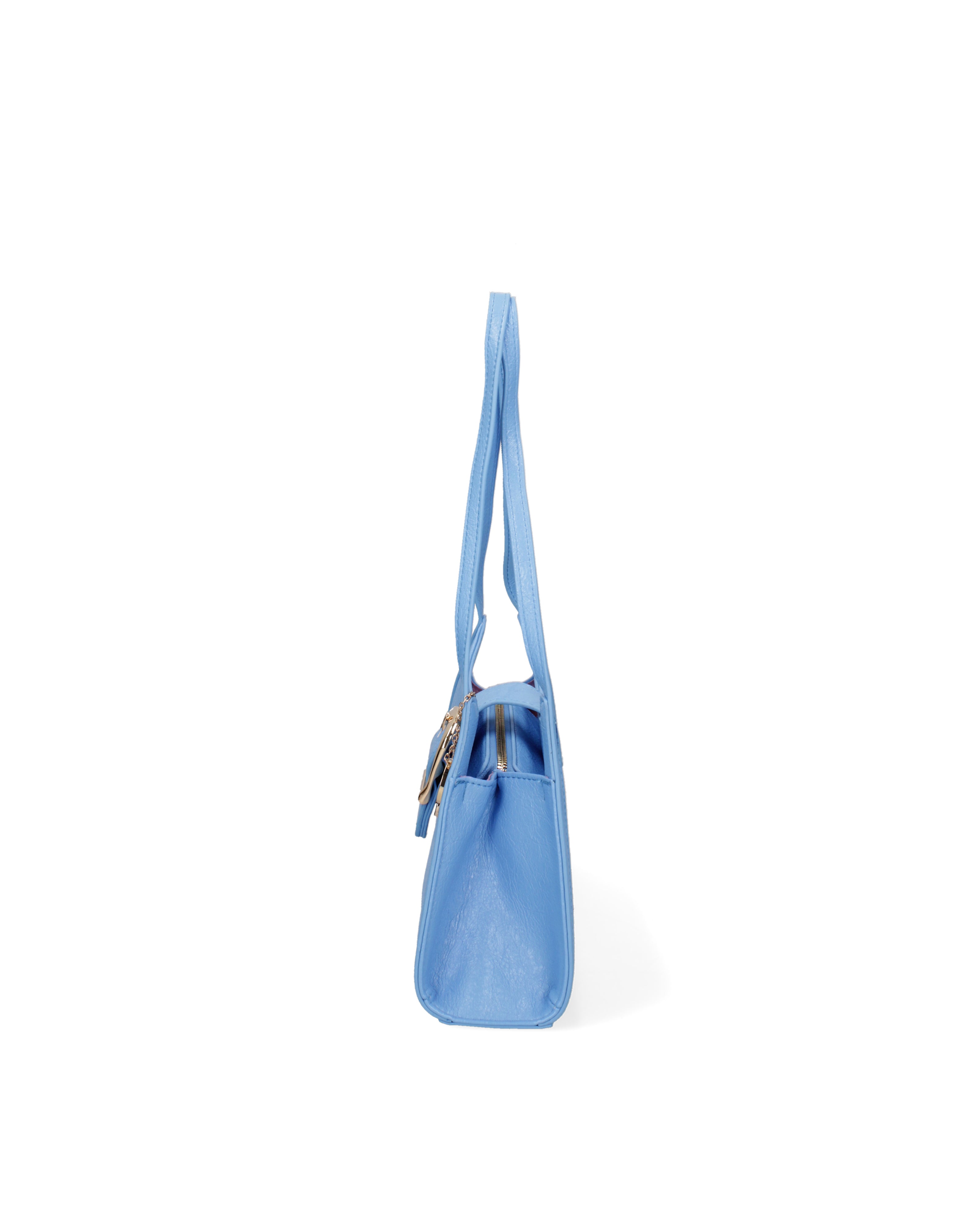 Borsa a spalla da donna Ecopelle DC3532-2-SKY BLUE Diana&co