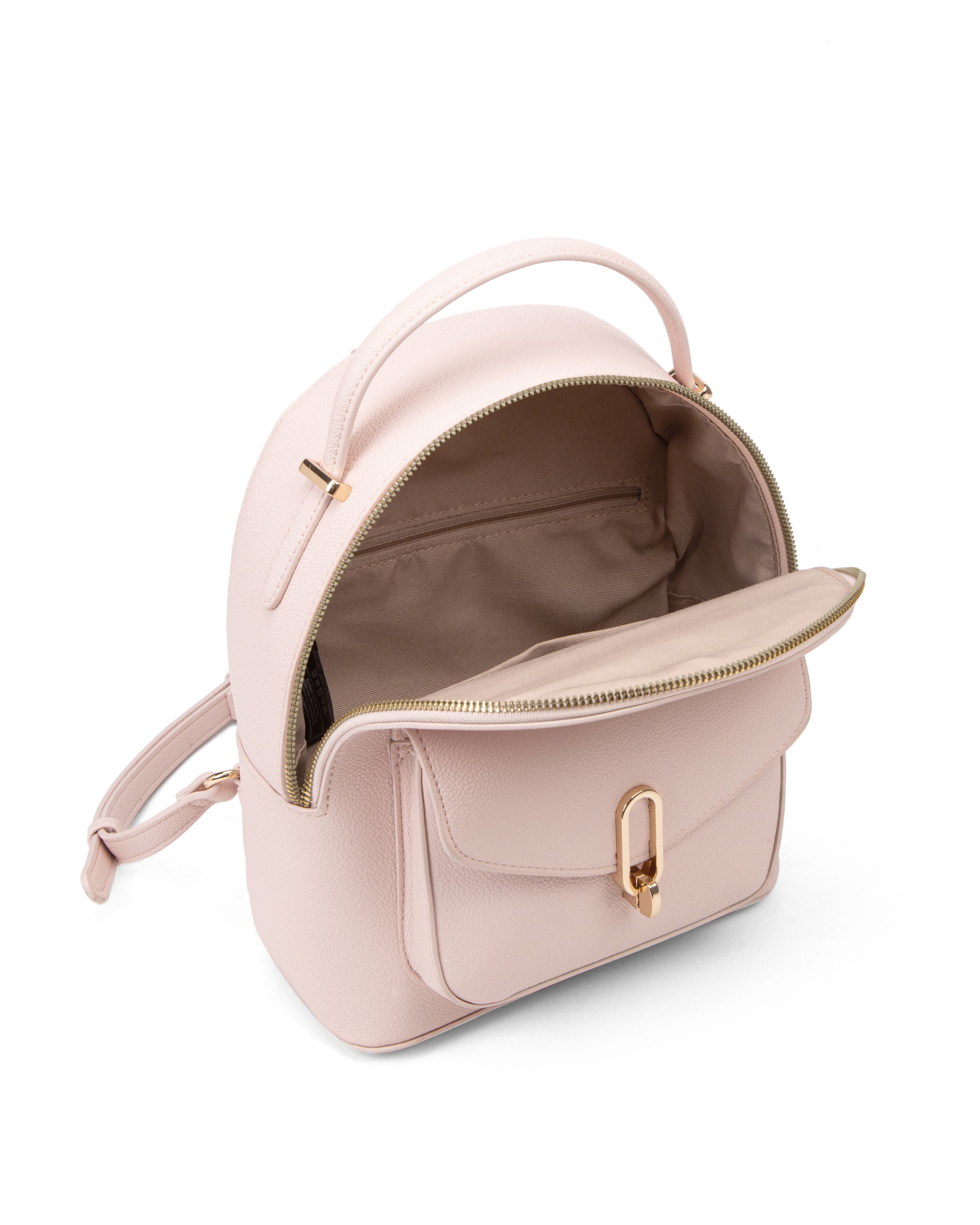Zaino da donna in pelle vegana Casual 712-3PT-LIGHTPINK Diana&co