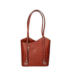 Chanel 3005-08 MARRONE Zaino da donna in vera pelle Gave Lux