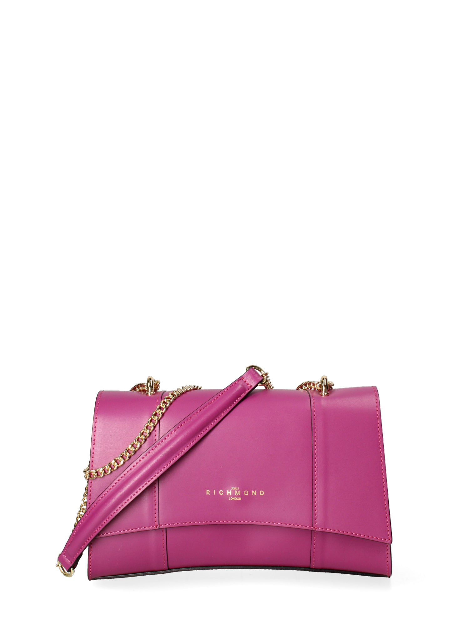 Borsa a tracolla da donna Vera pelle JR-W-1054-FUXIA-GOLD John Richmond