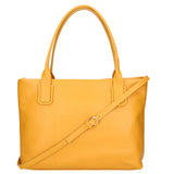 Lorena Borsa a spalla da donna Vera pelle 06506-D36 SENAPE Gave Lux