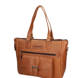 Borsa a spalla uomo in vera pelle Casual HILB-3340-CUOIO Hill Burry