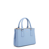 Borsa a mano da donna 100% pelle vegana PU 720-2PT-SKY BLUE Diana&co