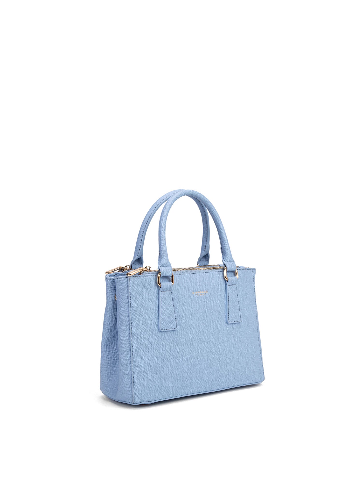 Borsa a mano da donna 100% pelle vegana PU 720-2PT-SKY BLUE Diana&co