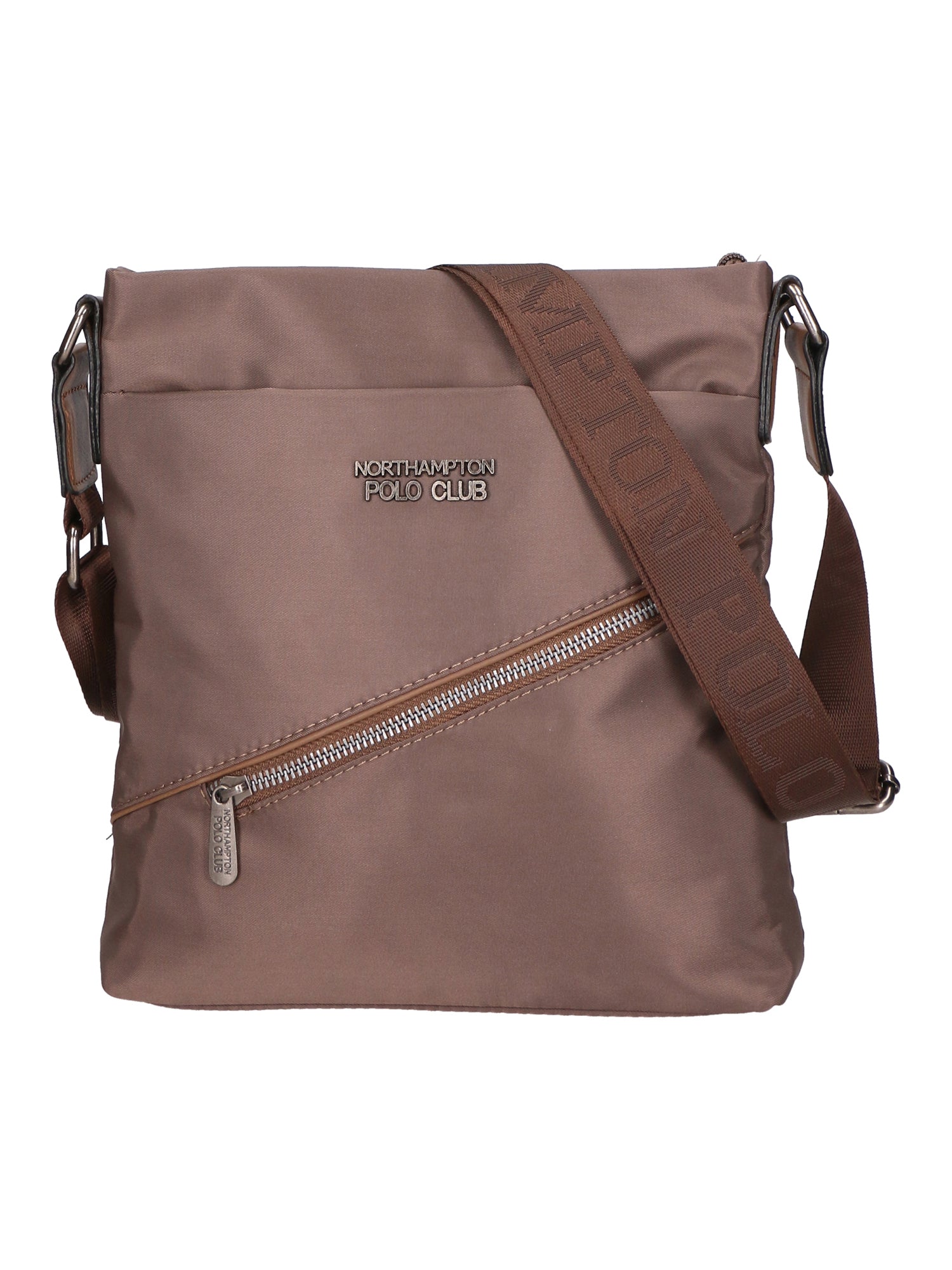 Borsa a tracolla uomo 100% PU Leather PCL3157-EARTH Northampton Polo Club