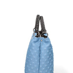 Borsa a mano da donna Vera pelle JR-W-1113JS-DARK JEANS-BLACK John Richmond