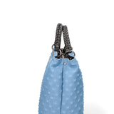Borsa a mano da donna Vera pelle JR-W-1113JS-DARK JEANS-BLACK John Richmond