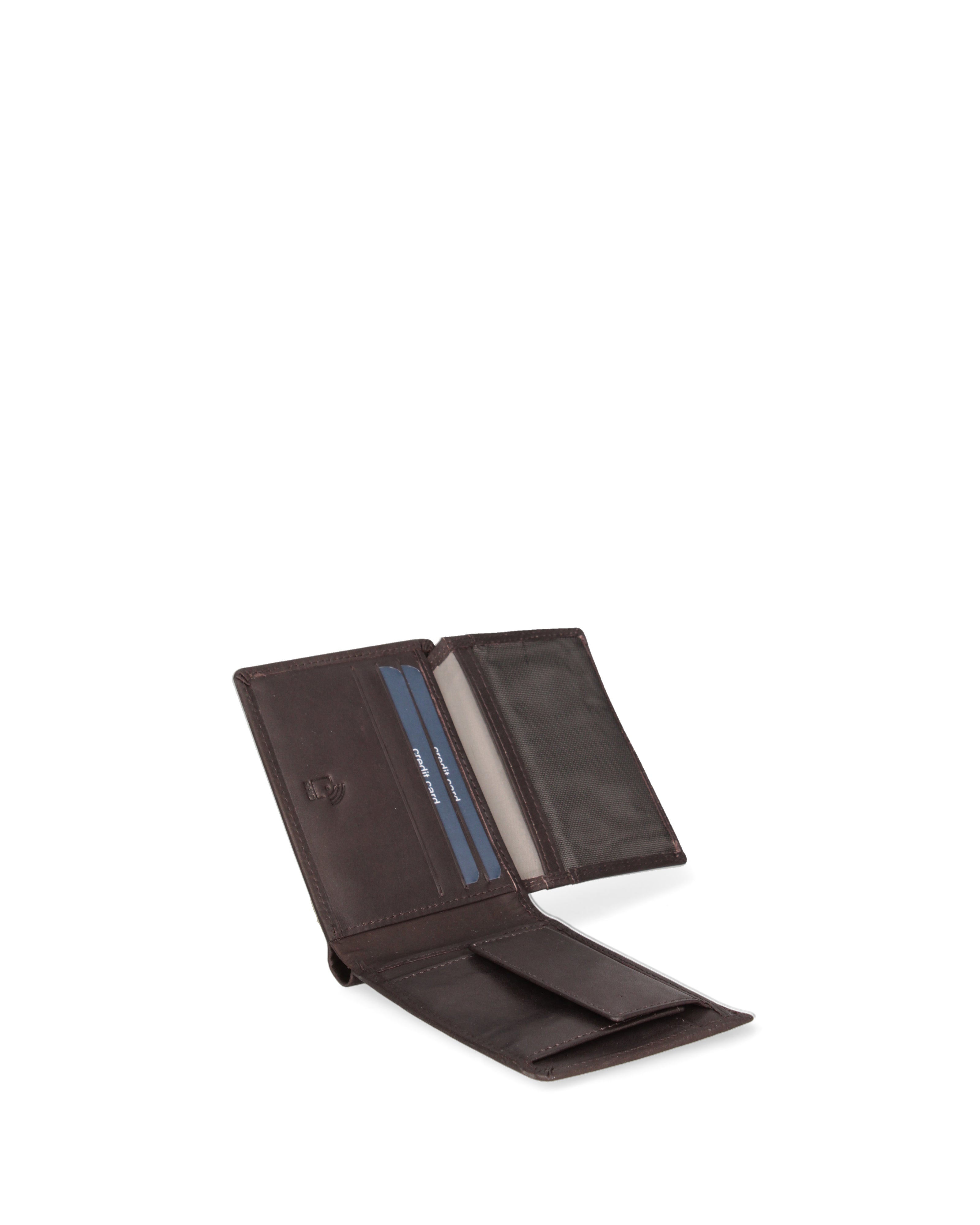 Portafoglio uomo in vera pelle Sfoderato EC7631-44-T.MORO EC Contemporaly COVERI