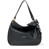 Elowen Plus Borsa a spalla da donna Vera pelle B17242-NERO Braccialini