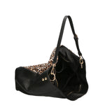 Asia Borsa a spalla da donna Vera pelle 05475-LEO BIANCO NERO 028 Gave Lux