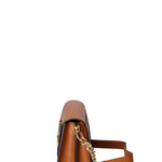 Borsa a tracolla da donna Vera pelle ruga JR-W-1155RU-CUOIO-GOLD John Richmond