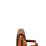 Borsa a tracolla da donna Vera pelle ruga JR-W-1155RU-CUOIO-GOLD John Richmond