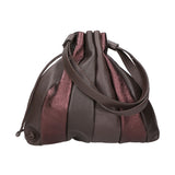 Nunzia Borsa a spalla da donna Vera pelle 576042-T.MORO DARK BROWN Gave Lux