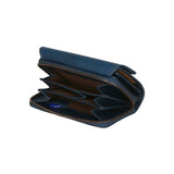 Portafoglio da uomo in vera pelle RFID HILB-13092-BLU Hill Burry